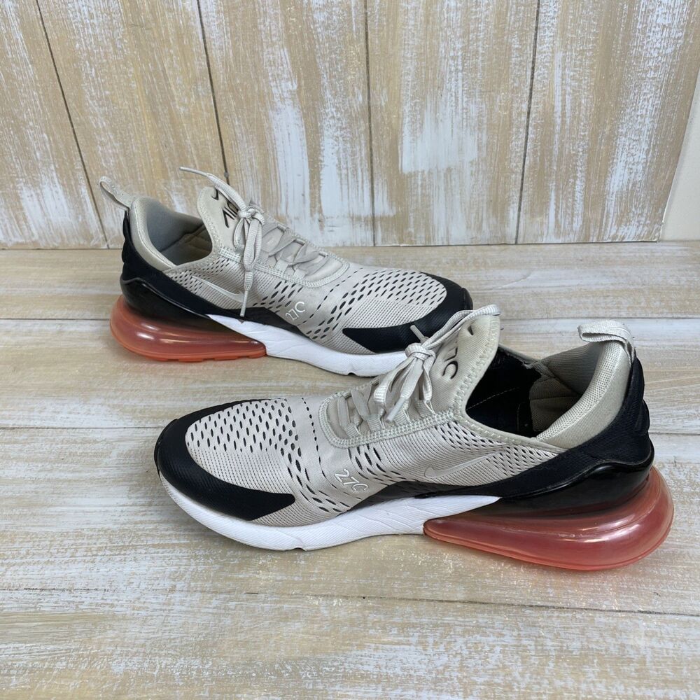 Nike Air Max 270 Men’s Low Top Sneakers White/Black Size US 12 - Picture 5 of 10